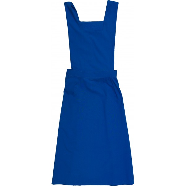 Pinafore Sekolah Menengah Perempuan -  Biru (VISCOSE)